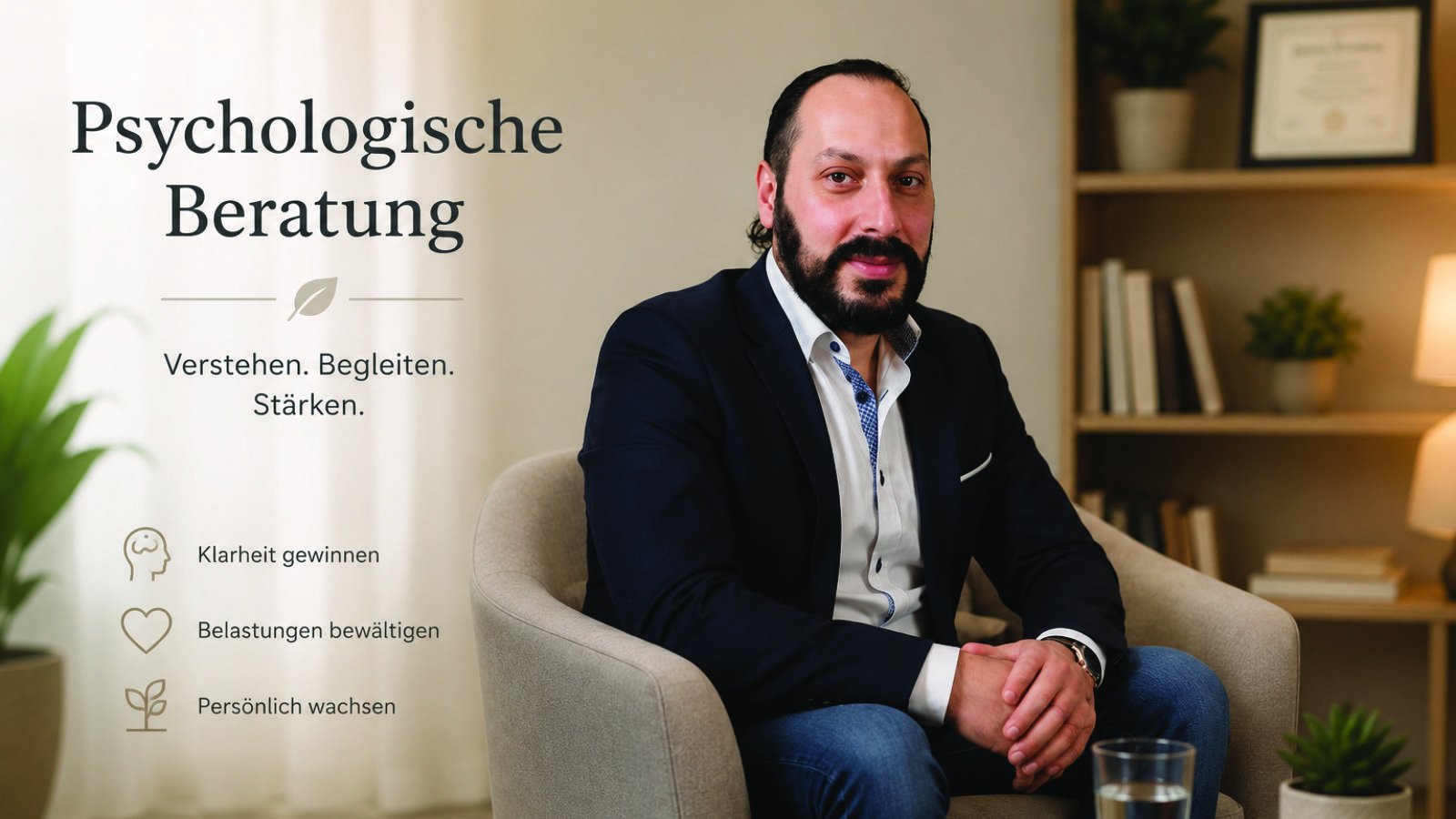 Ruhiges Beratungsgespräch in der Praxis in Köln